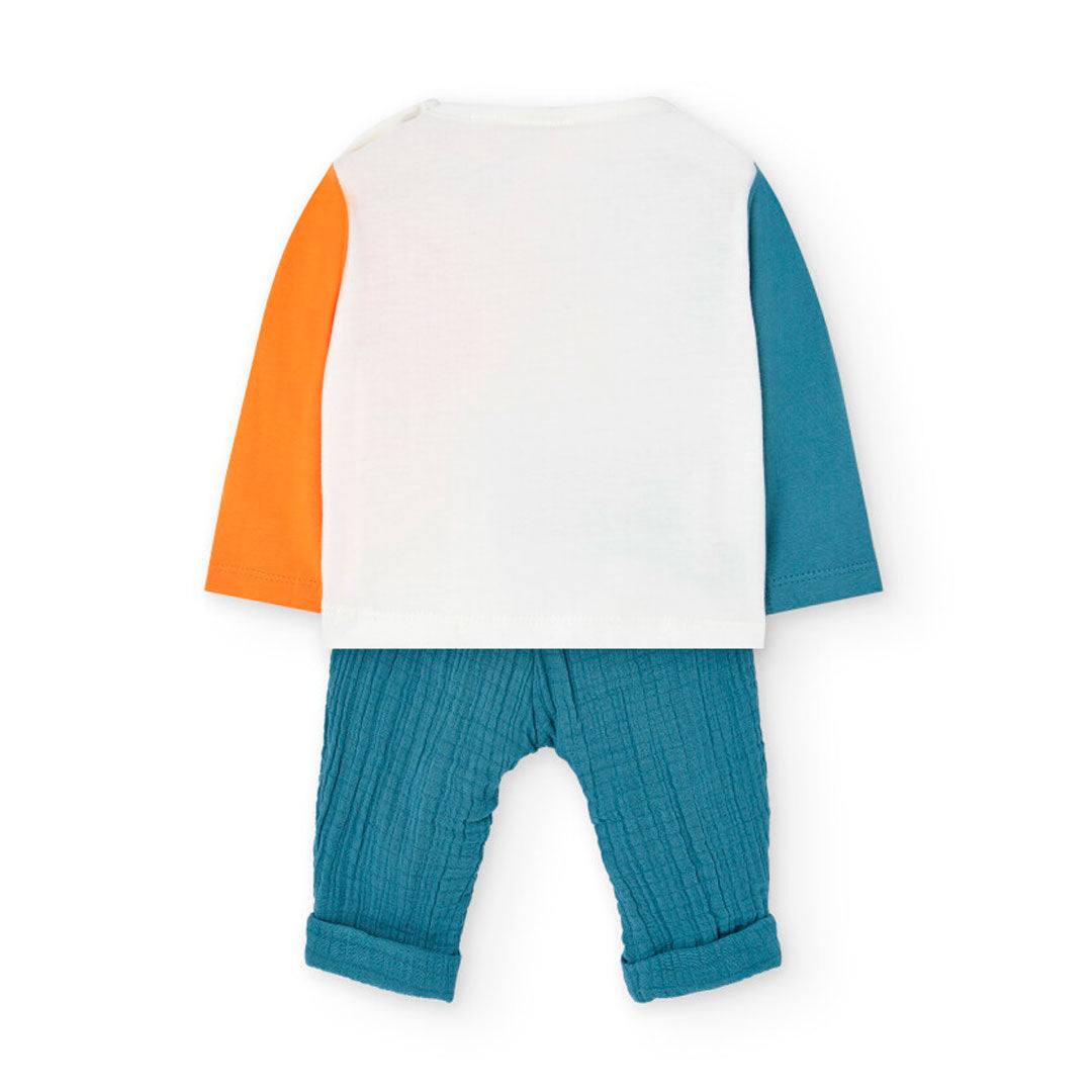Boboli Baby Boys Alligator Set