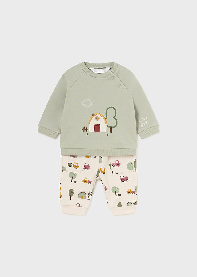 Mayoral Baby Green Farm Set