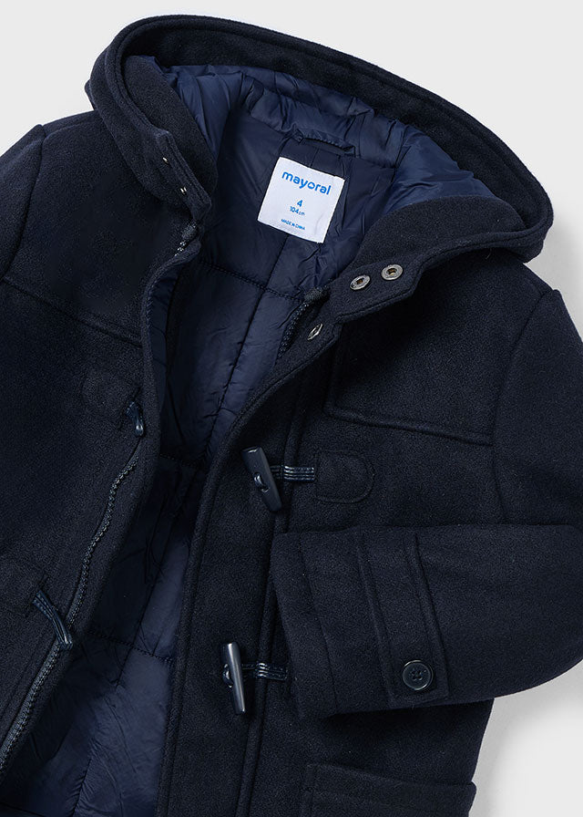 Mayoral Boys Navy Duffle Coat