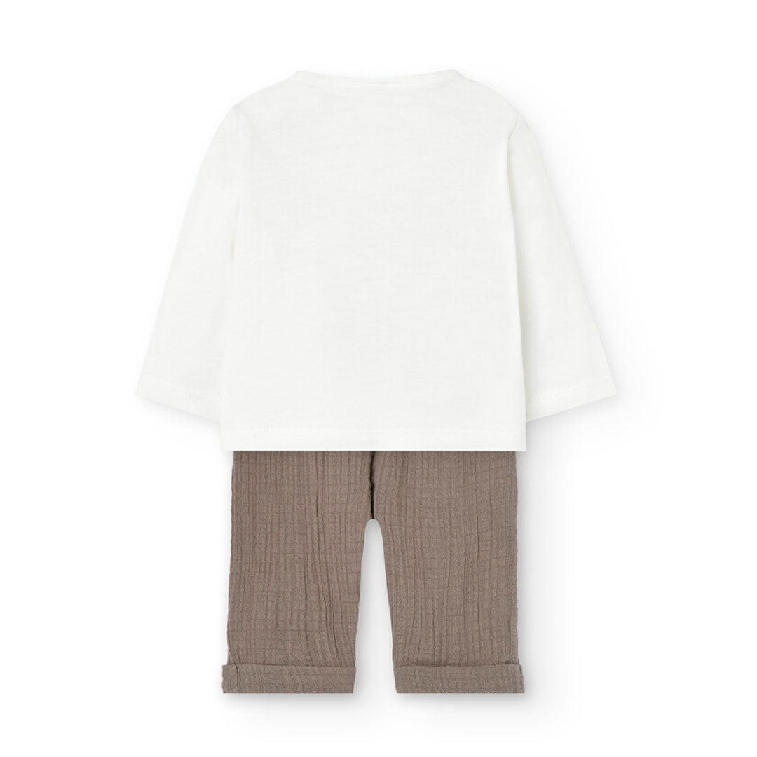 Boboli Baby Boys Lion Set