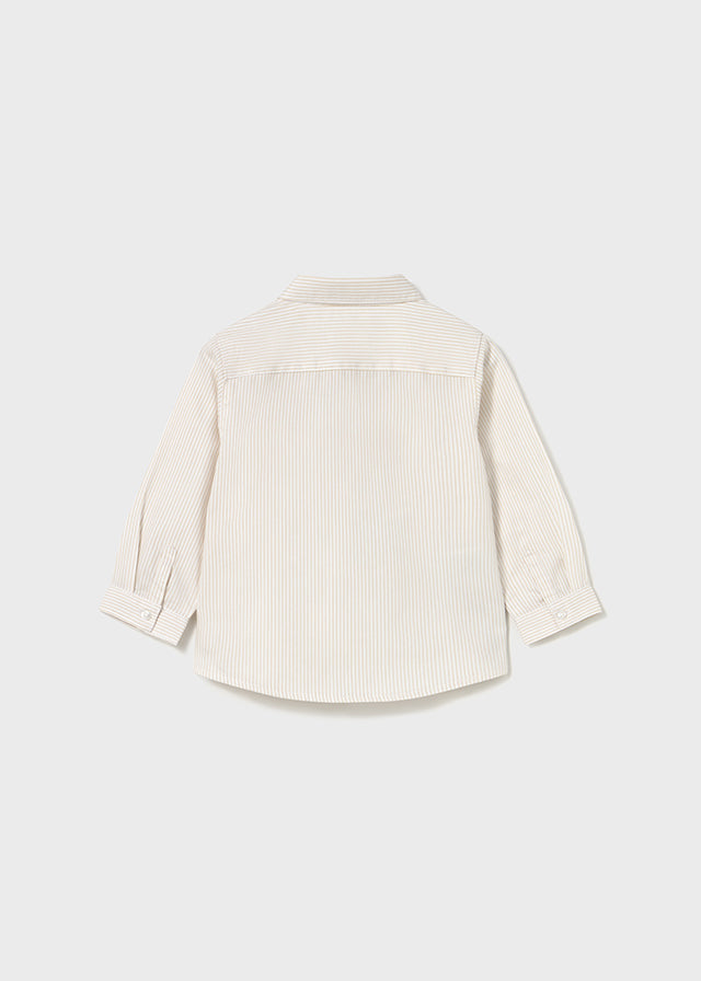 Mayoral Beige Stripe Shirt
