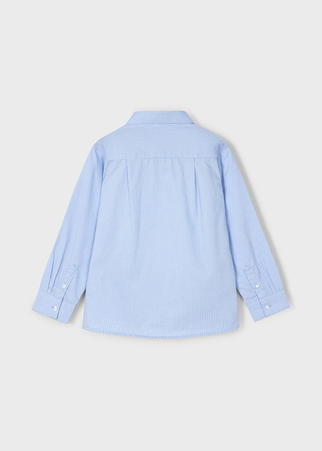 Mayoral Blue Pinstripe Shirt