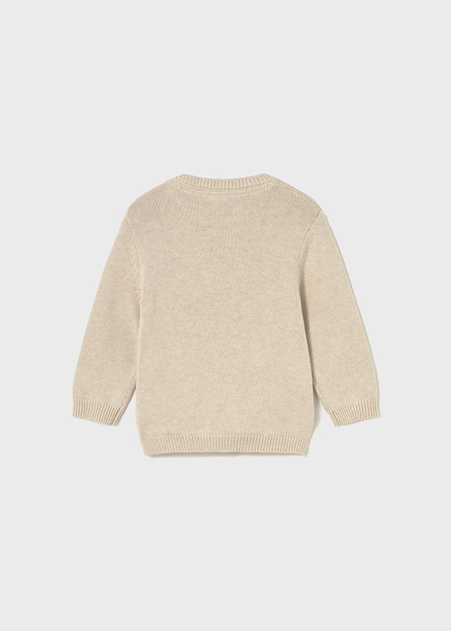 Mayoral Beige Teddy Jumper