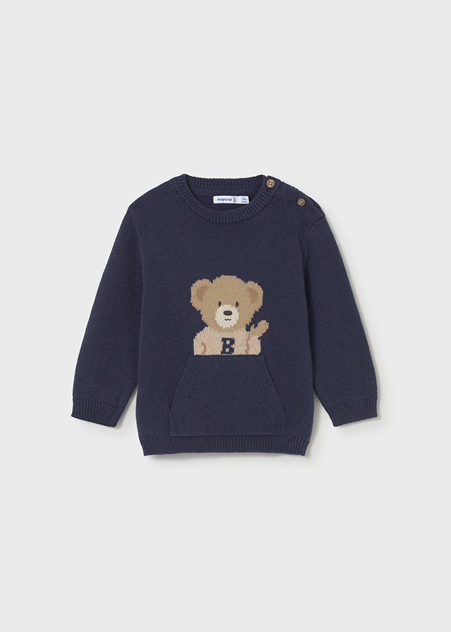 Mayoral Navy Teddy Jumper