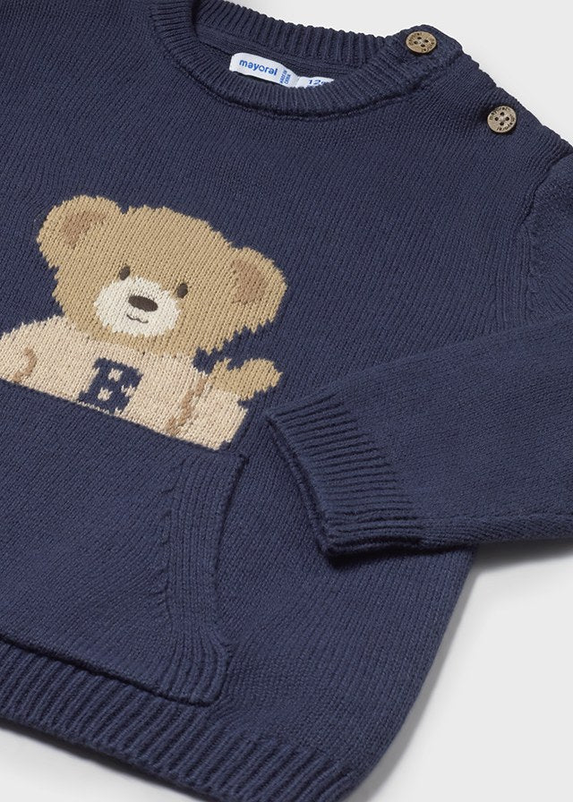 Mayoral Navy Teddy Jumper