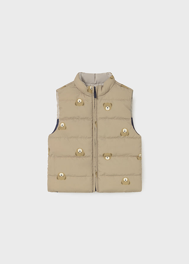 Mayoral Beige Reversible Gilet