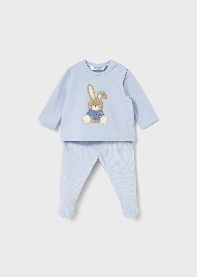 Mayoral Blue Bunny Set