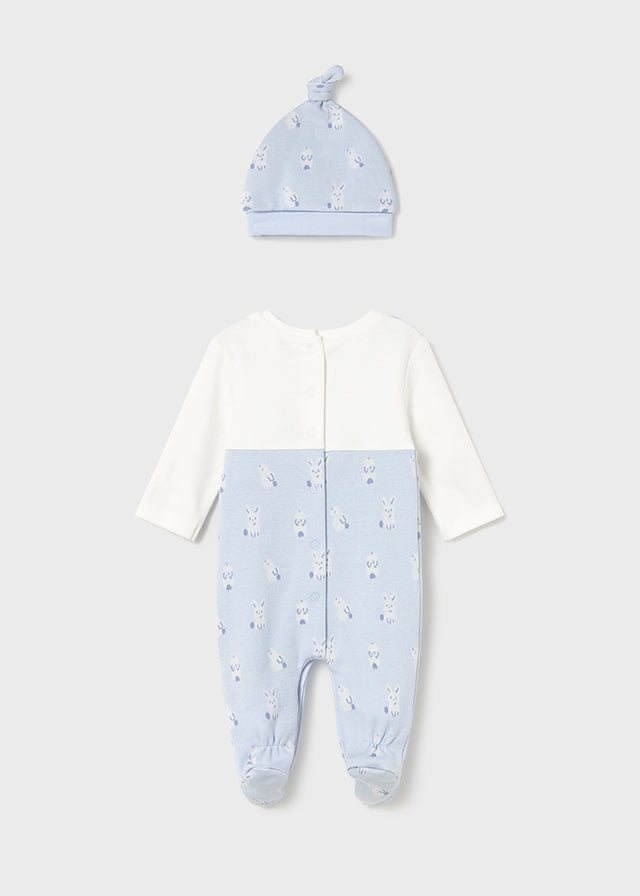 Mayoral Light Blue Dungaree Set