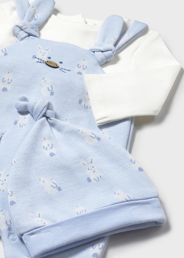 Mayoral Light Blue Dungaree Set