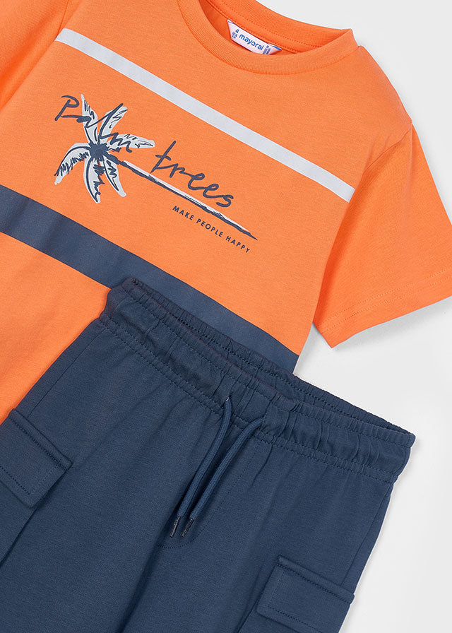 Mayoral Palm Tree Short Set
