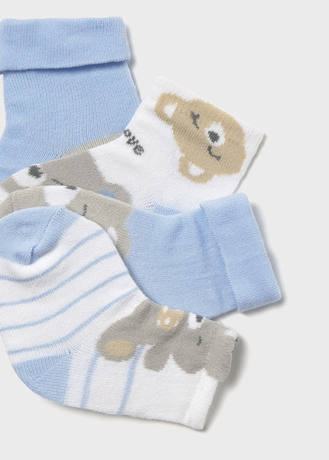 Mayoral Blue Bear Socks