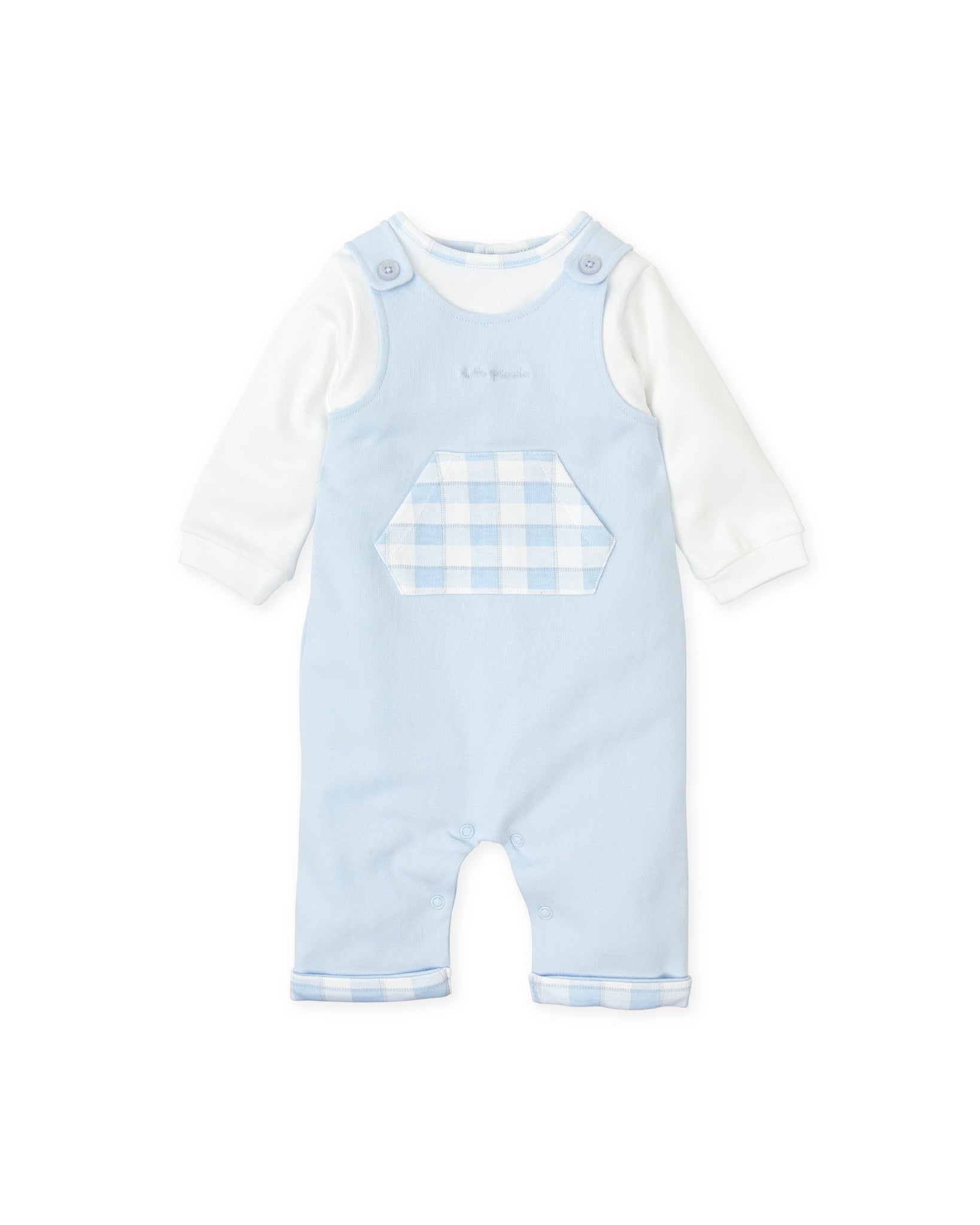 Tutto Piccolo Blue Dungaree Set