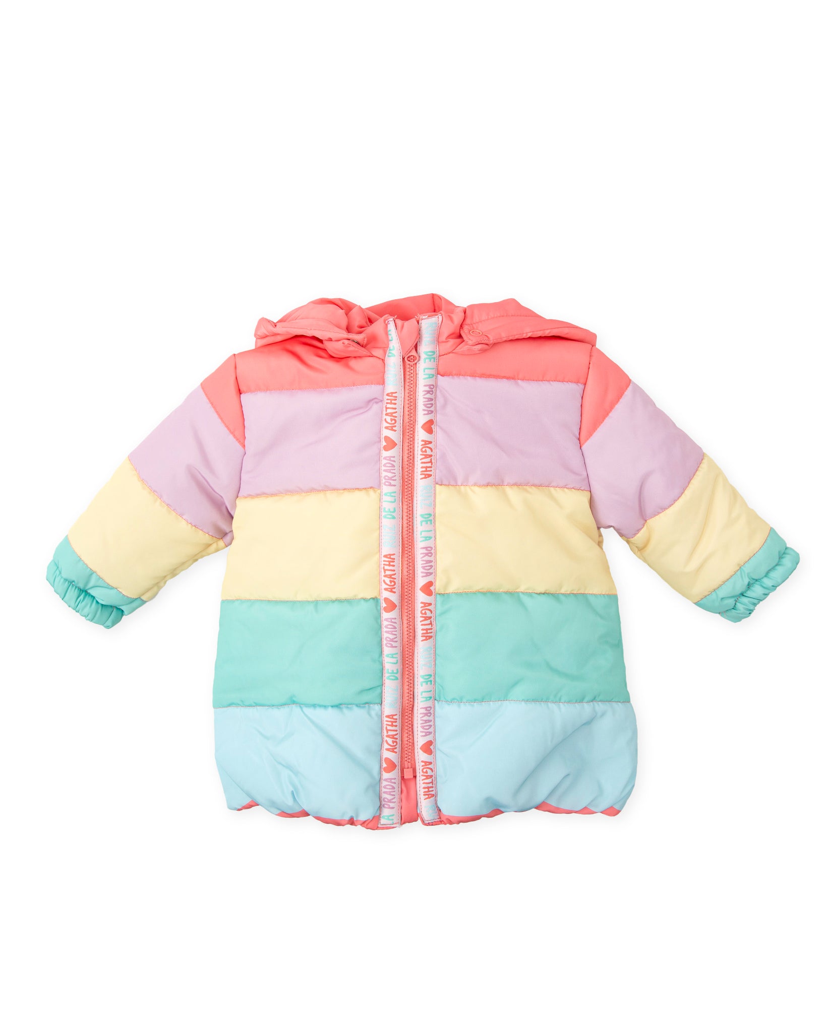 Agatha Pastel Stripe Coat
