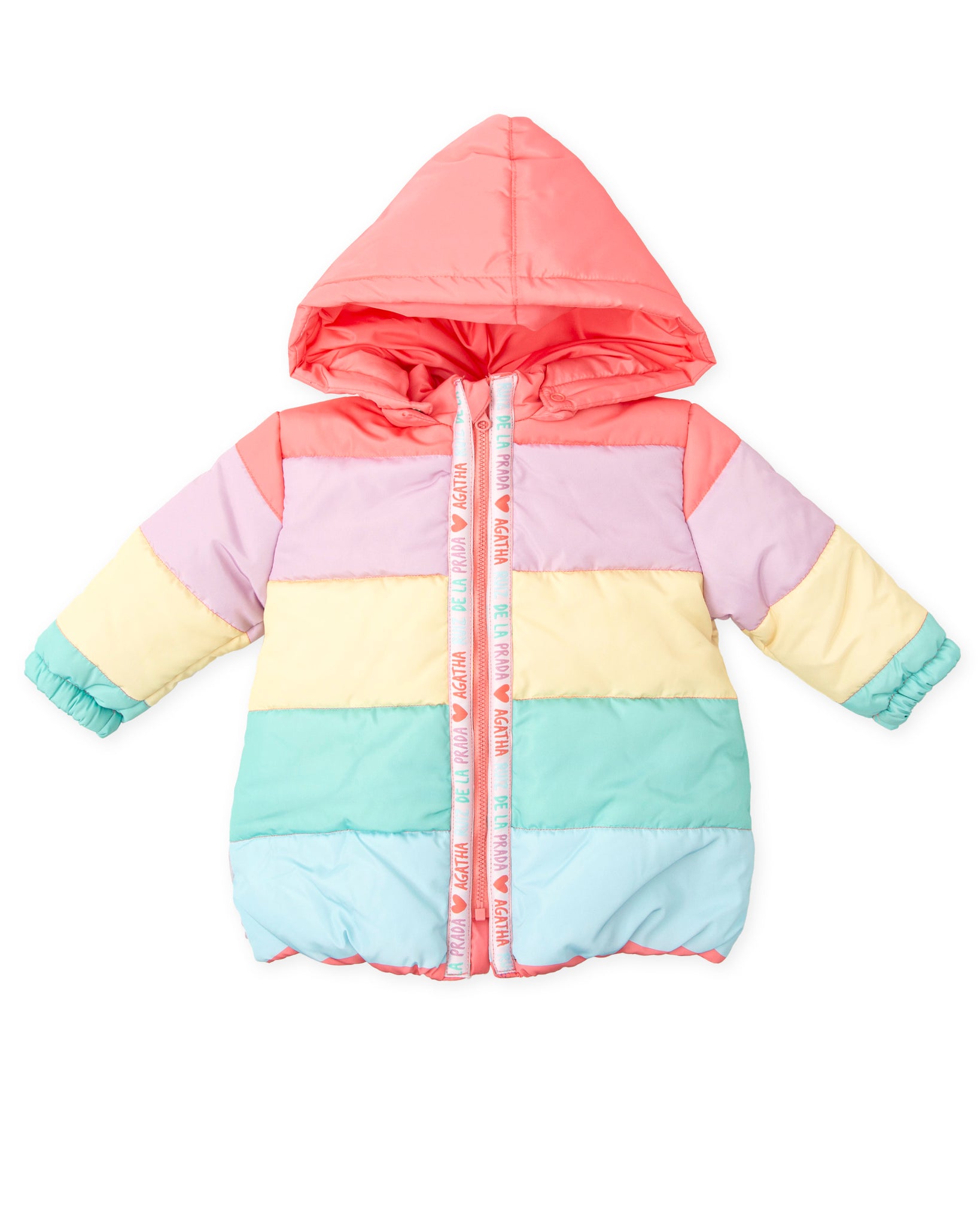 Agatha Pastel Stripe Coat