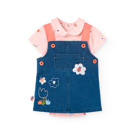 Boboli Baby Denim Dress Set