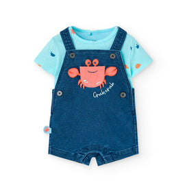 Boboli Baby Boys Dungaree Set