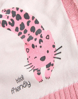 Boboli Pink Tiger Blanket