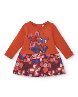 Tuc Tuc Orange 'Flower' Dress