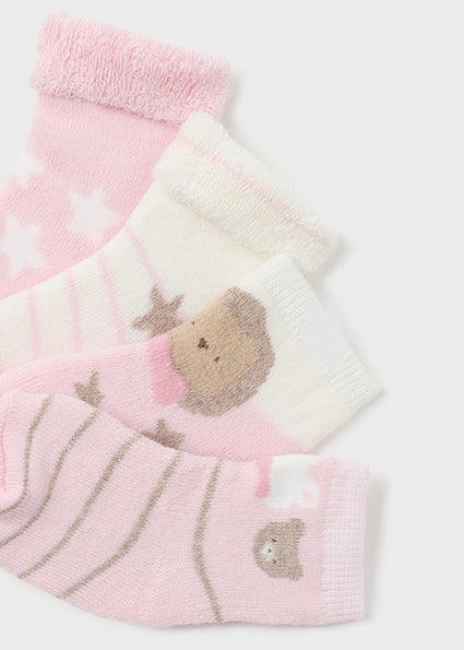 Mayoral Baby Girl Pink Socks
