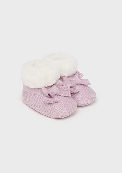Mayoral Baby Girls Pink Booties