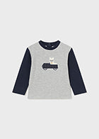 Mayoral Navy/Grey Car Top