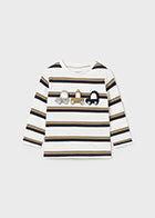 Mayoral Navy Stripe Car Top