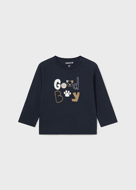 Mayoral Boys Navy 'Good Boy' Top