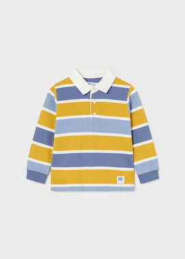 Mayoral Boys Blue/Yellow Rugby Top