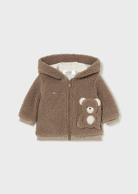 Mayoral Baby Brown Teddy Coat