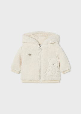 Mayoral Baby Cream Teddy Coat