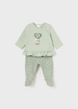 Mayoral Baby Girls Green Set