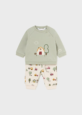 Mayoral Baby Green Farm Set