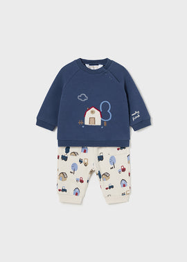 Mayoral Baby Blue Farm Set