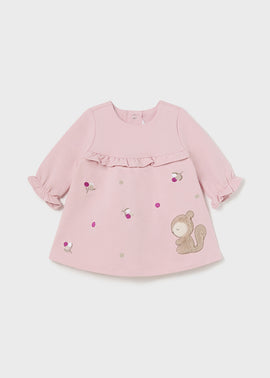 Mayoral Baby Girls Pink Squirrel Dress