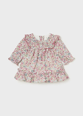 Mayoral Baby Girls Pink Floral Dress