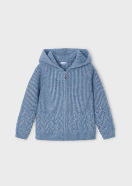 Mayoral Girls Light Blue Cardigan