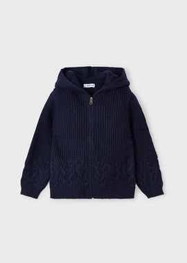 Mayoral Girls Navy Cardigan