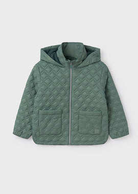 Mayoral Teen Girls Green Quilted Jacket