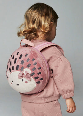 Mayoral Pink Hedgehog Backpack