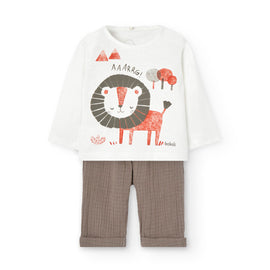 Boboli Baby Boys Lion Set