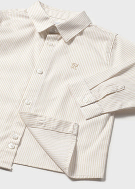 Mayoral Pink Stripe Shirt