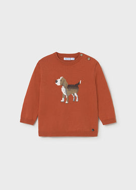 Mayoral Orange Dog Jumper