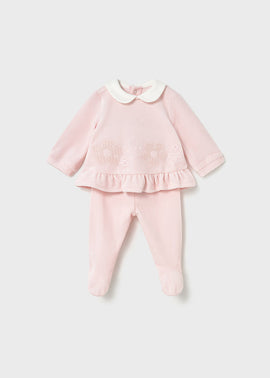 Mayoral Pink Flower Set