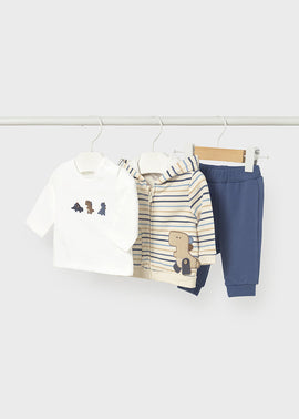 Mayoral Navy Dino 3 Piece Tracksuit
