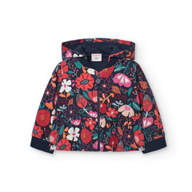 Boboli Girls Flower Hoody