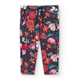 Boboli Girls Flower Jeggings