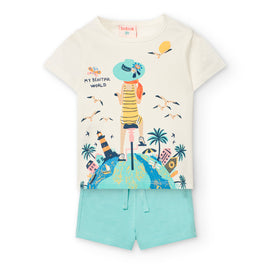 Boboli 'Girlie' Shorts Set