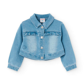 Boboli Girls Light Denim Jacket