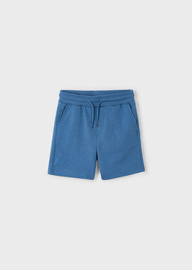 Mayoral Blue Fleece Shorts