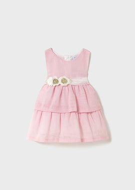 Mayoral Pink Tiered Dress